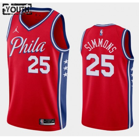 Dres Philadelphia 76ers Ben Simmons 25 2020-21 Jordan Brand Statement Edition Swingman - Dječji